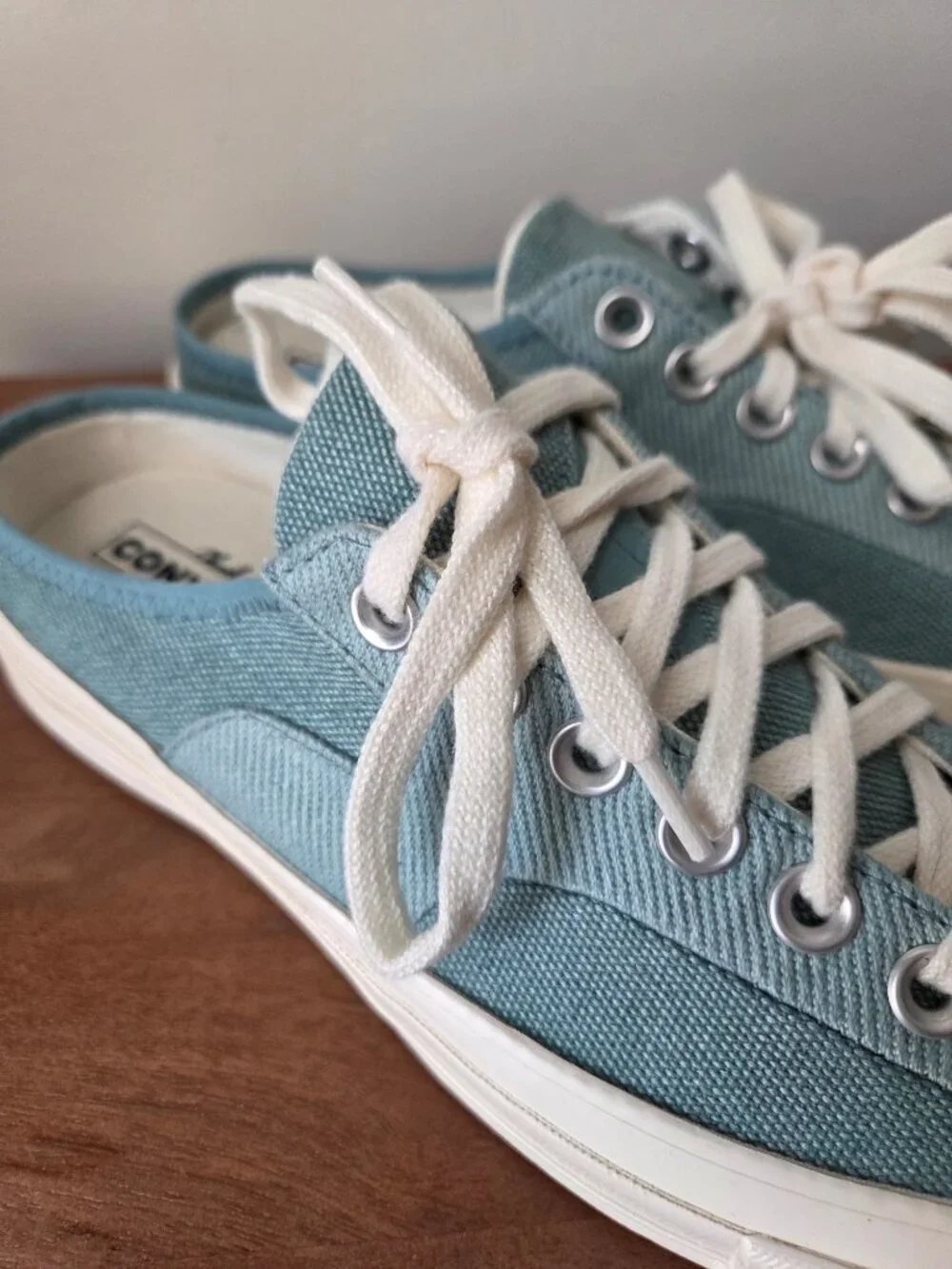 NWOB CONVERSE CHUCK TAYLOR SKY BLUE MULES SNEAKERS SIZE 9 WMN 7 MENS